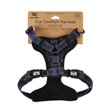Eco Chic Large Eco Chic Recycled Dog Harness - Stars and Moons Navy