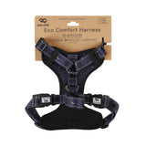 Eco Chic Medium Eco Chic Recycled Dog Harness - Stars and Moons Navy