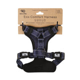 Eco Chic Small Eco Chic Recycled Dog Harness - Stars and Moons Navy