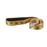Eco Chic Eco Chic Recycled Dog Lead - Monkeys Mustard