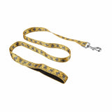 Eco Chic Medium/Large Eco Chic Recycled Dog Lead - Monkeys Mustard