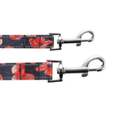 Eco Chic Eco Chic Recycled Dog Lead - Poppies Navy
