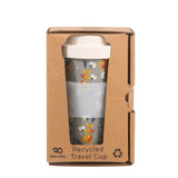 Eco Chic Eco Chic Recycled Travel Cup Flowers