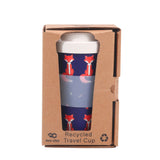 Eco Chic Eco Chic Recycled Travel Cup Foxes