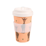 Eco Chic Eco Chic Recycled Travel Cup Giraffes