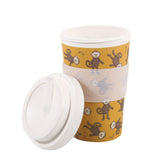Eco Chic Eco Chic Recycled Travel Cup Monkeys
