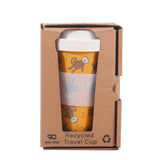 Eco Chic Eco Chic Recycled Travel Cup Monkeys