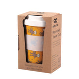 Eco Chic Eco Chic Recycled Travel Cup Monkeys