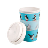Eco Chic Eco Chic Recycled Travel Cup Multi Puffin