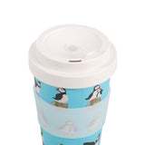 Eco Chic Eco Chic Recycled Travel Cup Multi Puffin