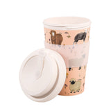 Eco Chic Eco Chic Recycled Travel Cup Sheep Realism