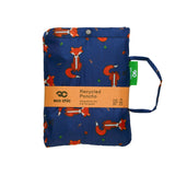 Eco Chic Eco Chic Waterproof Foldable Adult Poncho Foxes