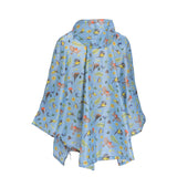 Eco Chic Eco Chic Waterproof Foldable Adult Poncho RSPB Birds