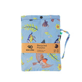 Eco Chic Eco Chic Waterproof Foldable Adult Poncho RSPB Birds