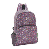 Eco Chic Eco Chic Lightweight Foldable Backpack Ditsy