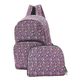 Eco Chic Eco Chic Lightweight Foldable Backpack Ditsy