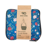 Eco Chic Eco Chic Lightweight Foldable Crossbody Bag Floral