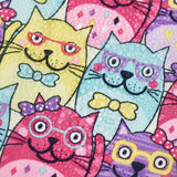 Eco Chic Multiple Eco Chic Lightweight Foldable Lunch Bag Glasses Cats