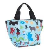 Eco Chic Eco Chic Lightweight Foldable Lunch Bag Scottish Montage