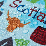 Eco Chic Eco Chic Lightweight Foldable Lunch Bag Scottish Montage