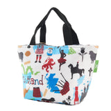 Eco Chic Eco Chic Lightweight Foldable Lunch Bag Scottish Montage
