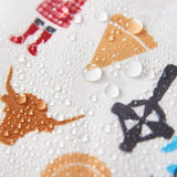 Eco Chic Eco Chic Lightweight Foldable Lunch Bag Scottish Montage