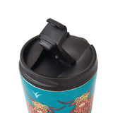 Eco Chic Eco Chic Thermal Coffee Cup Teal Highland Cow